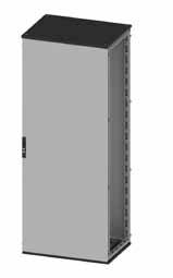 Сборный шкаф CQE, с дверью и задней панелью, 2000x800x500 мм