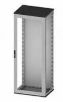 Сборный шкаф CQE, застеклённая дверь и задняя панель, 2200x600x600 мм