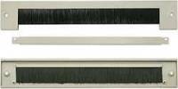Боковая панель для цоколя, длина 400 mm, металлическая с щеточным вводом, цвет серый (RAL 7035) (1982-4-1/5) (SZB-20-00-04/3)