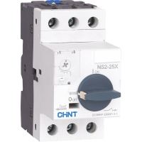 Автоматический выключатель защиты двигателя (пускатель) NS2-25X 9-14A с поворотной ручкой (CHINT)