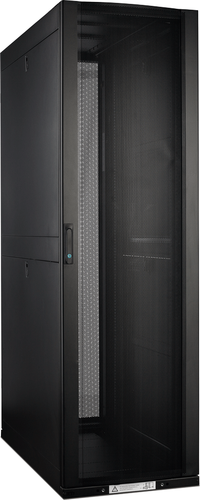 Шкаф LANMASTER DCS 42U 600x1200 мм, с перфорированными дверьми, без боковых панелей, черный