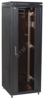 ITK Шкаф сетевой 19" LINEA N 33U 600х1000 мм стеклянная передняя дверь черный