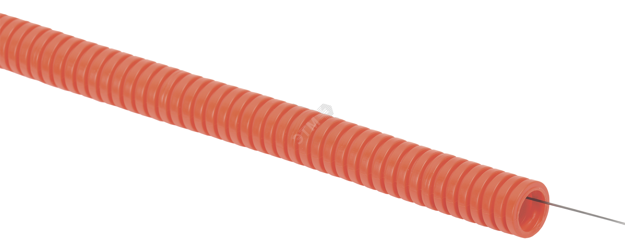 Труба гофр. ПНД d20 с зондом оранжевая тяжелая (100м) IEK