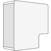 APM 15x17 Угол плоский белый (розница 4 шт в пакете, 20 пакетов в коробке)