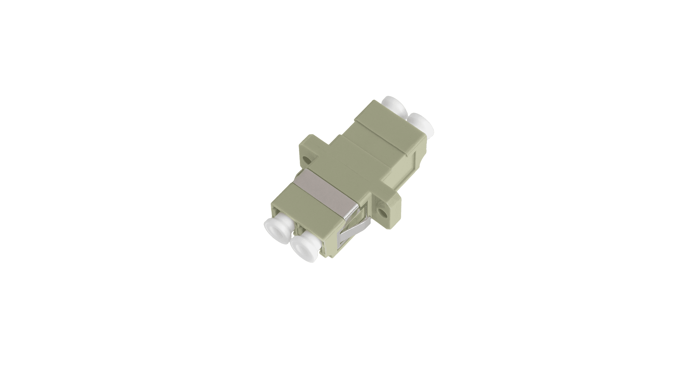Адаптер NIKOMAX волоконно-оптический, соединительный, многомодовый, LC/UPC-LC/UPC, двойной, пластиковый, бежевый, уп-ка 2шт.