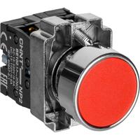 Кнопка управления NP2-EA41 без подсветки красная 1НО IP40 (CHINT)