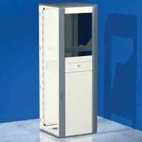 Сборный напольный шкаф CQCE для установки ПК, 1800x600x600 мм