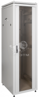 ITK Шкаф сетевой 19" LINEA N 24U 600х600 мм стеклянная передняя дверь серый