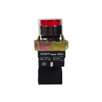 Кнопка управления NP2-BW3465 1НО+1НЗ  красная   AC/DC230В(LED) IP40 (CHINT)