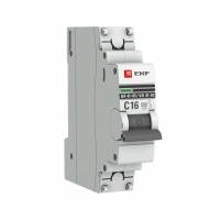 Автоматический выключатель 1P 40А (D) 6кА ВА 47-63 EKF PROxima mcb4763-6-1-40D-pro