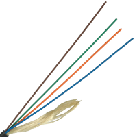 Оптоволоконный кабель универсальный, Distribution, нг(А)-HF, 4 волокна, OM2, черный