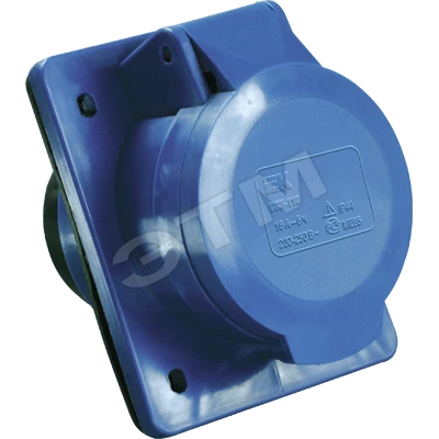 Розетка 413 скрытая 2Р+Е 16А 220В IP44 ИЭК