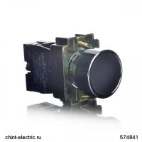 Кнопка управления NP2-BA25 без подсветки черная , 1НЗ +1НО IP40 (CHINT)