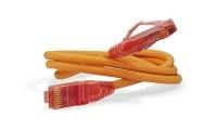Патч-корд U/UTP, Cat.5е, LSZH, 0.5 м, оранжевый Hyperline
