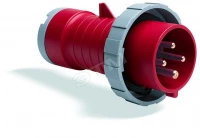 Вилка кабельная 332P4W, 32А, 3P+E, IP67, 4ч