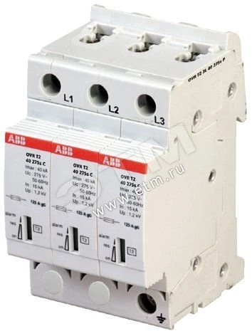 Ограничитель перенапряжения OVR T2 3L 70 275s P TS