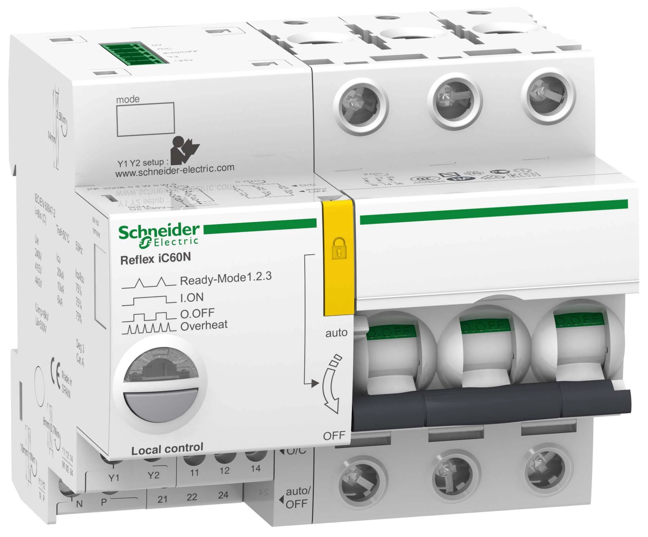АВТ. ВЫКЛ. REFLEX iC60N 3П 16A B Ti24