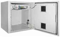 ITK Шкаф уличный 19" 15U 650x600, IP55 металл дверь, серый
