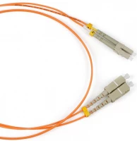 Патч-корд оптический LANMASTER, LSZH, дуплексный, LC/PC-SC/PC, MM 50/125, 7.0 м