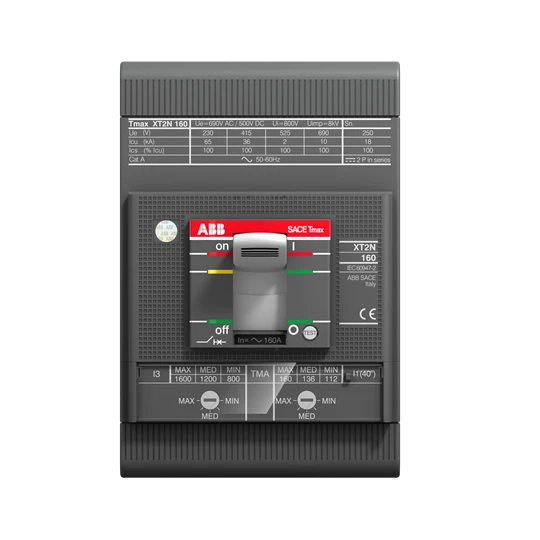 Выключатель автоматический для защиты двигателей XT2N 160 Ekip M-I In=20A 3p F F