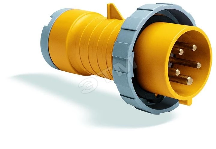 Вилка кабельная 432P3W, 32А, 3P+N+E, IP67, 3ч