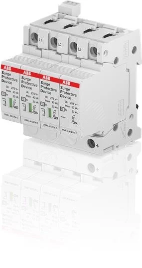 Ограничитель импульсных перенапряжений УЗИП OVR T2 3N 40-275s P TS QS ABB 2CTB815704R0800
