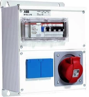 Бокс M16/2 JFB с розетками в сборе ,металл, IP44