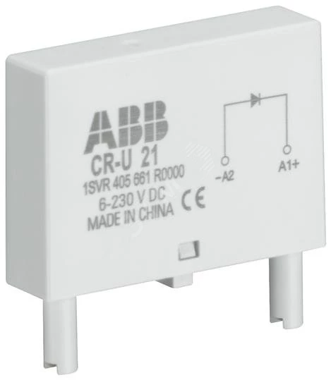 Диод и светодиод зеленый CR-U-41CV 110-230B DC для реле CR-U