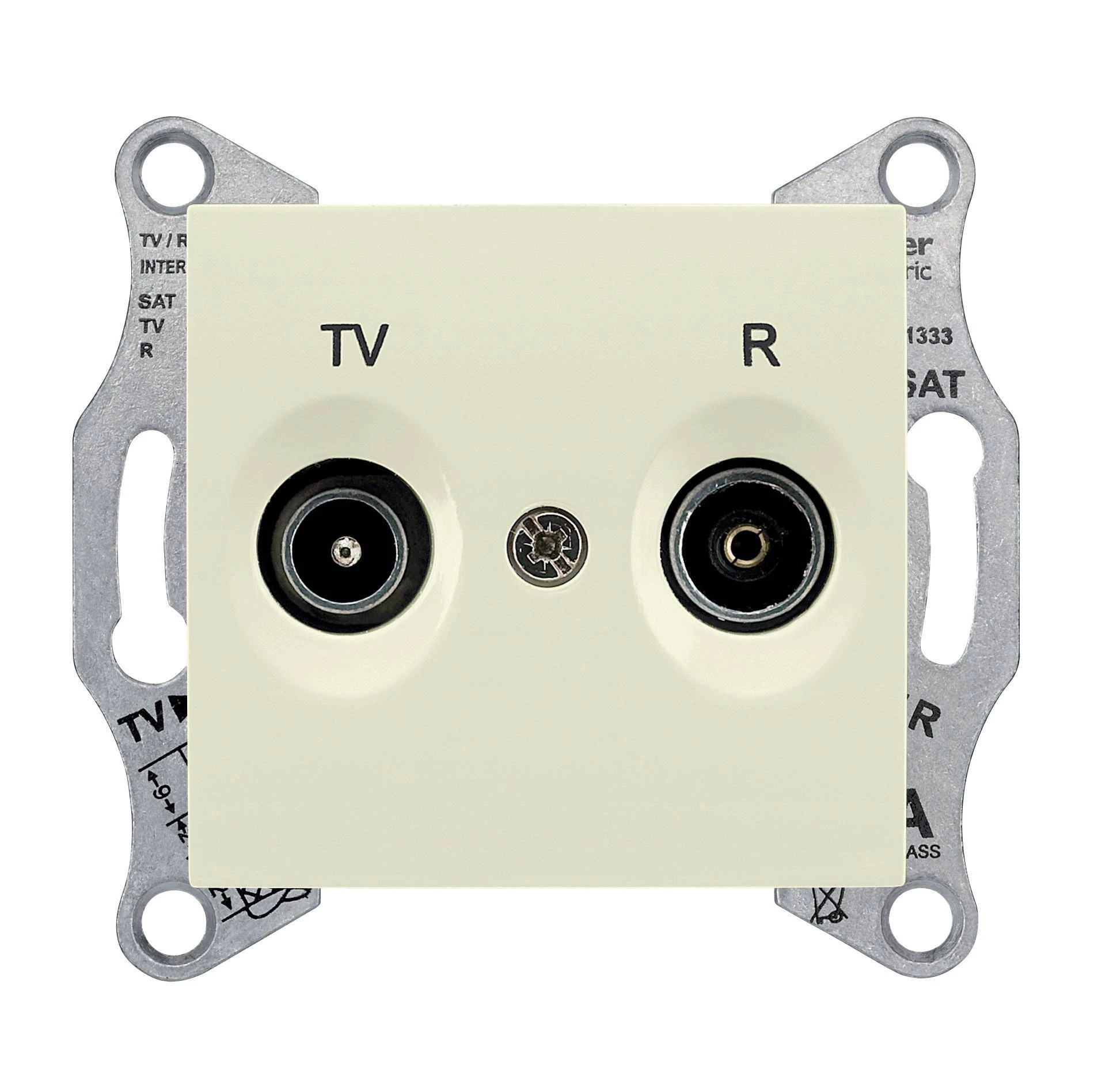 TV/R розетка промежут., беж. SDN3301347