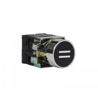 Кнопка управления NP2-BA3311 с маркировкой, 1НО IP40  (CHINT)