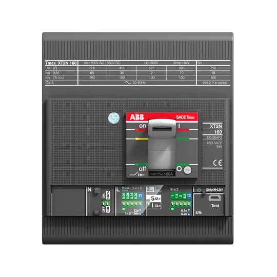 Выключатель автоматический XT2L 160 Ekip LSIG In=100A 4p F F