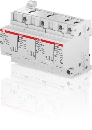 Ограничитель импульсных перенапряжений УЗИП OVR T2 3N 40-440s P TS QS ABB 2CTB815704R3700