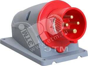 Вилка стационарная ССИ-514 16А-6ч/380-415В 3Р+РЕ IP44 MAGNUM ИЭК