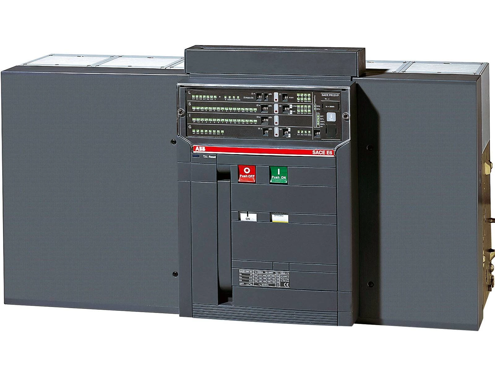 Выключатель автоматический выкатной E6V 6300 PR122/P-LSI In=6300A 3p W MP