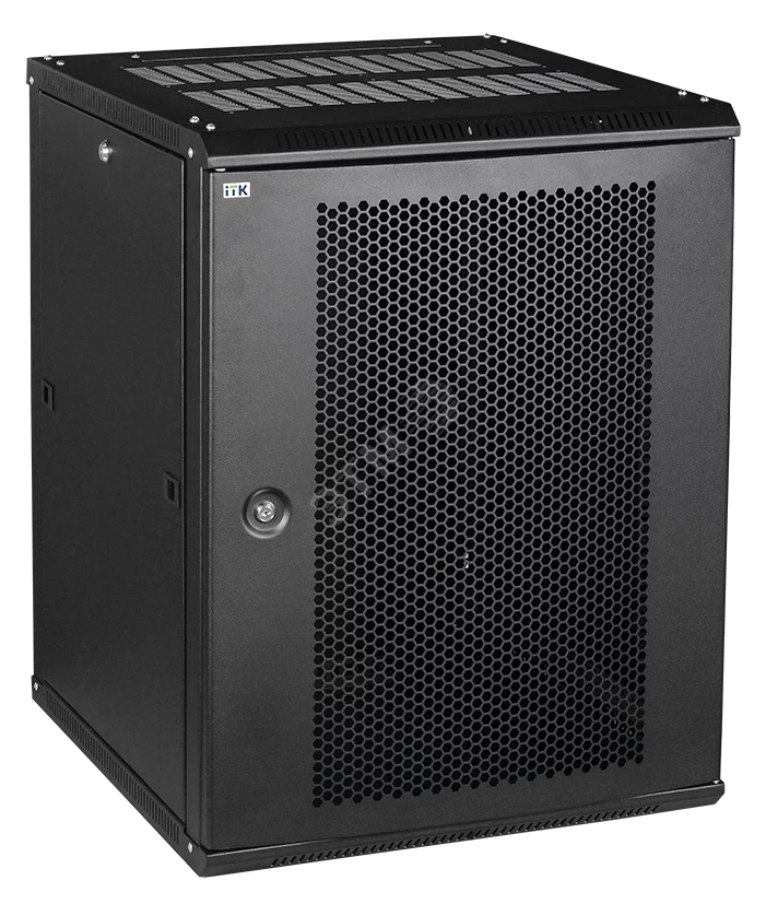 ITK Шкаф LINEA W 18U 600x600 мм дверь перфорированная, RAL9005