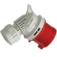 Вилка кабельная угловая IP44 16A 3P+E+N 400В DISA040165