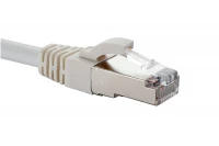 Коммутационный шнур категории 5e, F/UTP, LSZH, T568B, белый, 0.5 м