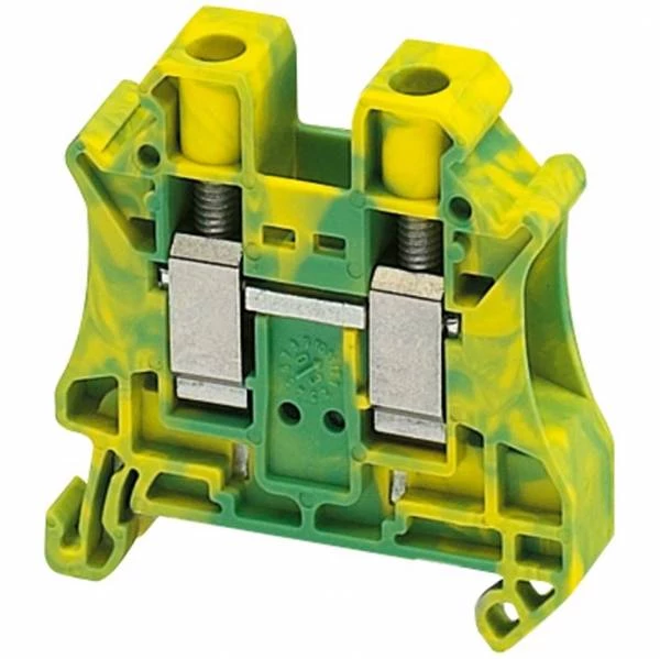 Клеммник винтовой 10мм.кв с заземлением 2 точки подключения NSYTRV102PE Schneider Electric