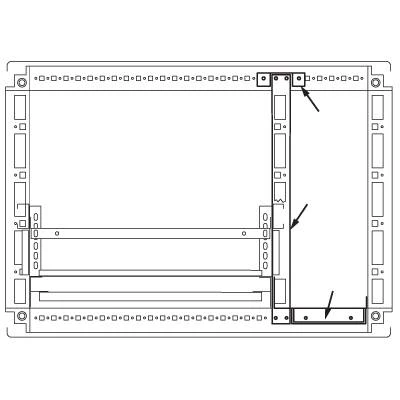 Комплект для создания кабельного отсека, для шкафов DAE/CQE2000 x 500