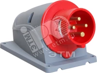 Вилка стационарная ССИ-514 16А-6ч/380-415В 3Р+РЕ IP44 MAGNUM ИЭК