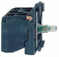 КОРПУС ЗЕЛЕНОЙ КНОПКИ 22ММ С ПОДСВЕТКОЙ ZB5AW0B35