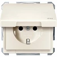 МЕХ-М РОЗЕТКИ С КРЫШК, IP44, БЕЖ