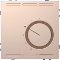 D-Life ТЕРМОРЕГУЛЯТОР с центр. пл. с перекл. конт.24В, ШАМПАНЬ, SD