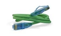 Патч-корд U/UTP, Cat.6, LSZH, 5 м, зеленый Hyperline