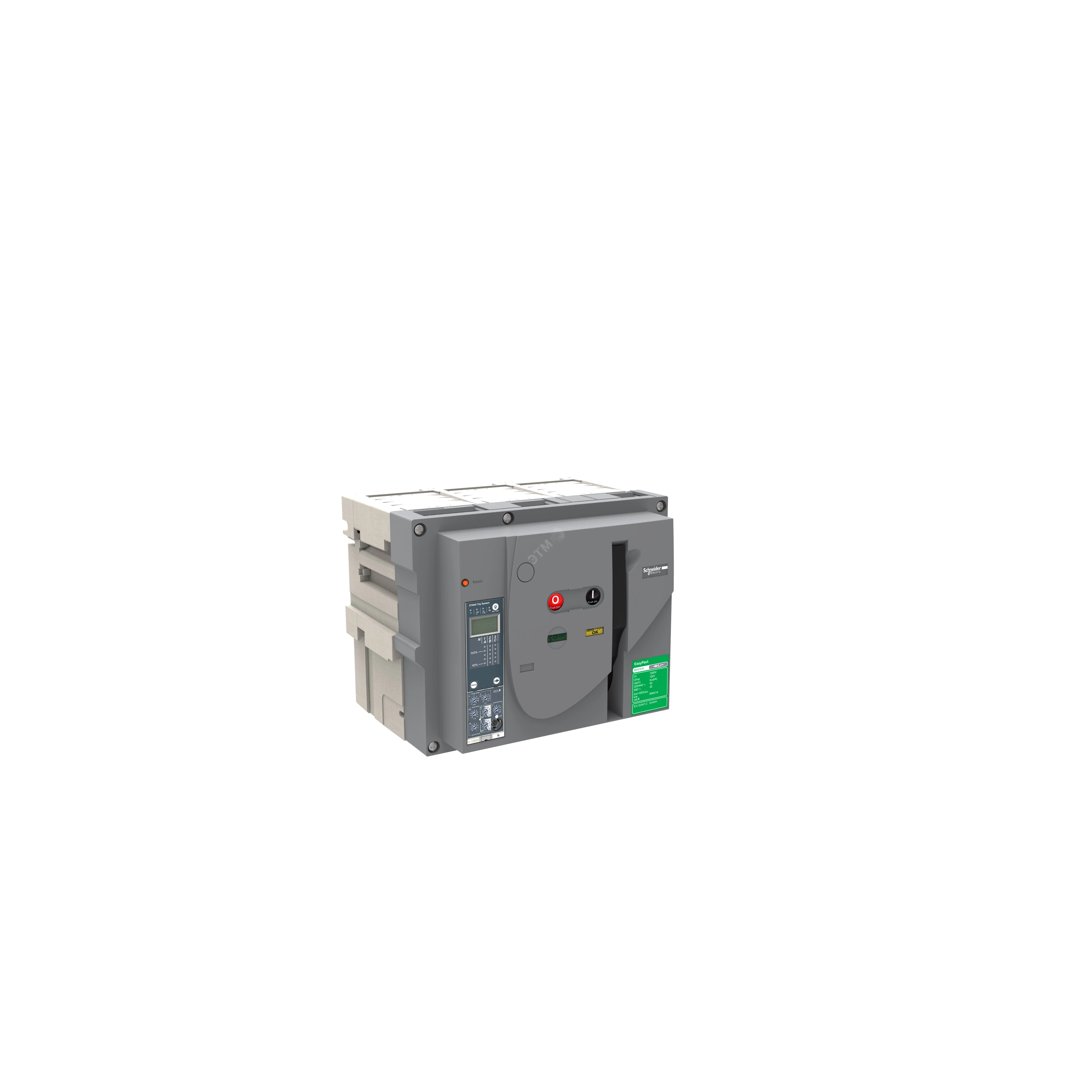 Выкл.-разъед. EasyPact MVS 2500A 3P 65кА стац. с ручн.приводом