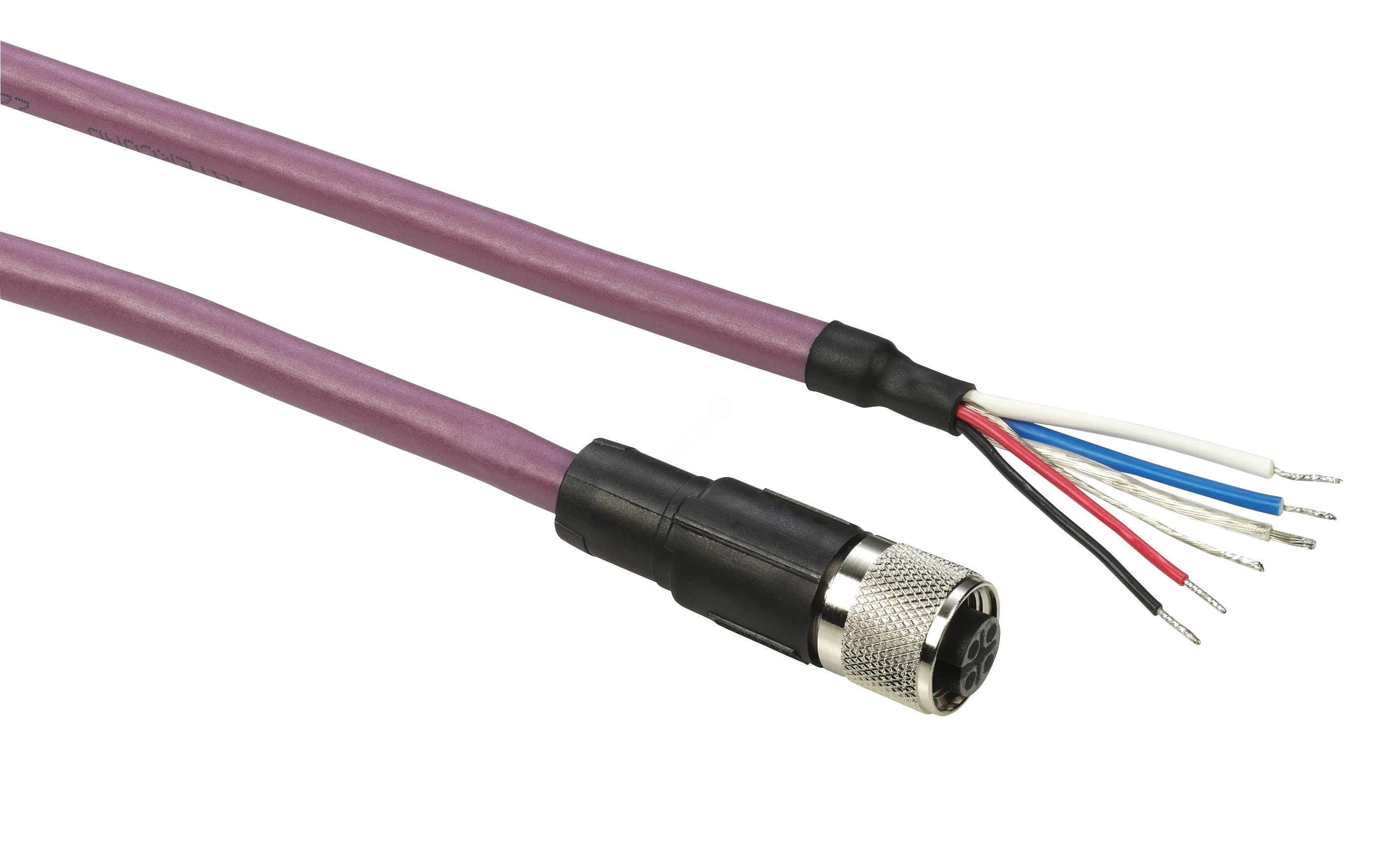 Кабель CANopen, прямой M12-А 5pin, Male-Female, 0,3м