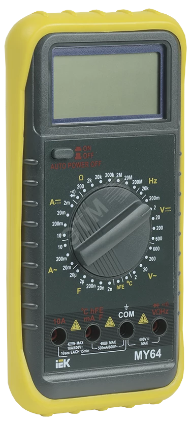 Мультиметр цифровой Professional MY64 IEK