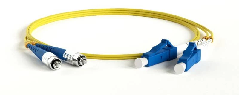 Патч-корд волоконно-оптический (шнур) SM 9/125 (OS2), FC/UPC-LC/UPC, 2.0 мм, duplex, LSZH, 1 м Hyperline