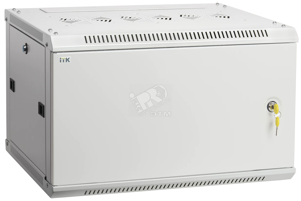 ITK Шкаф LINEA W 12U 600x600 мм дверь металл, RAL7035