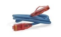 Патч-корд U/UTP, Cat.5е, LSZH, 1 м, синий Hyperline